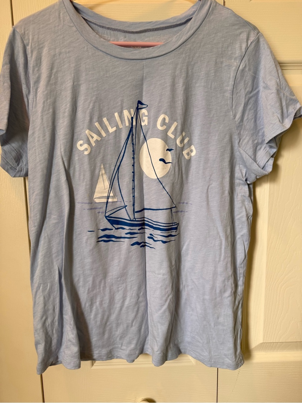 # LOFT XL Light Blue Women's Graphic Tee